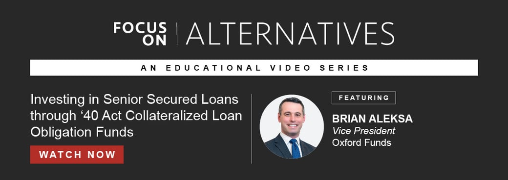 S9E7 - Investing in Senior Secured Loans through '40 Act Collateralized Loan Obligation Funds